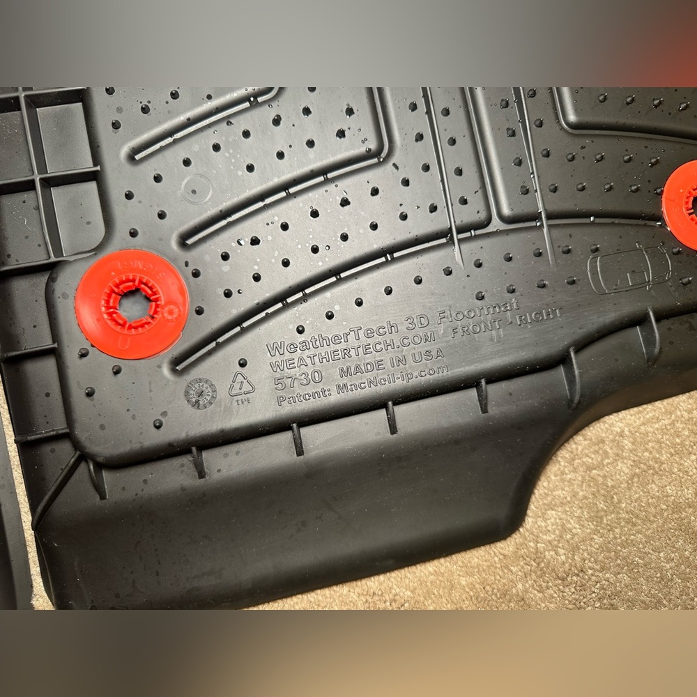 WeatherTech HP Floor Liners for Jeep Wrangler - Great Condition! - Picture 4 of 4